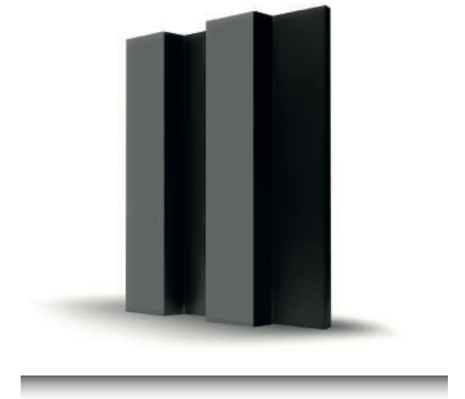 MDF Lambri Duvar Paneli – Antrasit Siyah Modern Dekoratif İç Mekân Kaplama