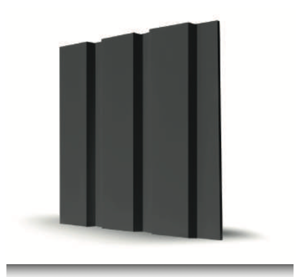 MDF Lambri Duvar Paneli – Mat Antrasit 12 mm Modern Dekorasyon