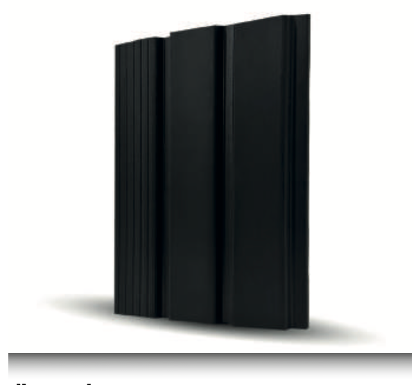 İnce MDF Lambri Duvar Paneli – Siyah 1 cm Modern Minimal Stil