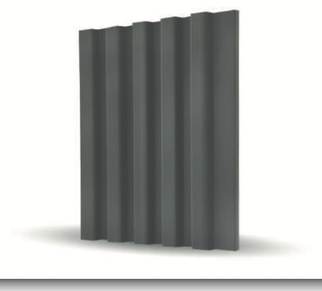 Antrasit MDF Lambri Duvar Paneli 12 mm | Modern Dekoratif Duvar Kaplama