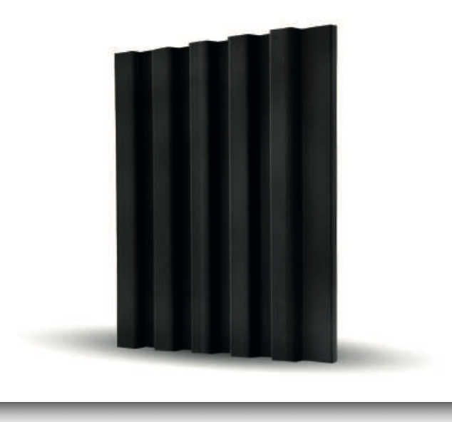 Siyah MDF Lambri Duvar Paneli 12 mm | Modern & Dekoratif Duvar Kaplama