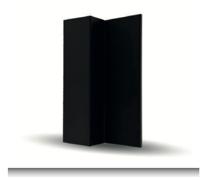 Siyah MDF Köşe Lambri Profili 82 mm | Modern & Net Köşe Bitişi