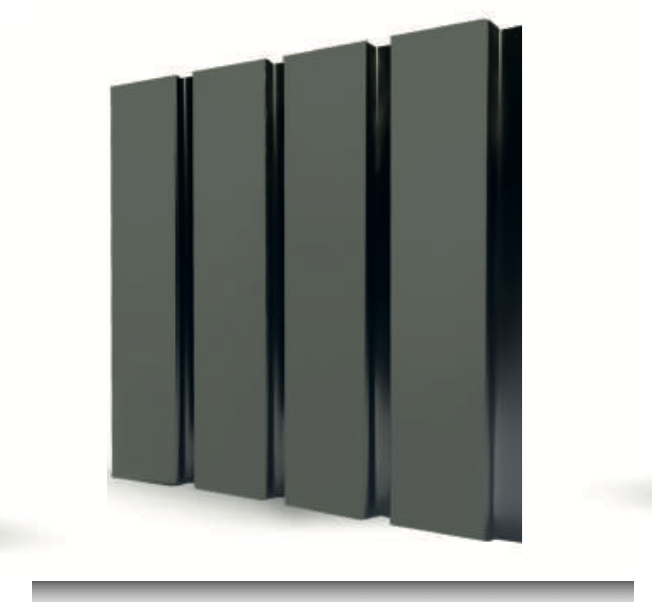 Gri MDF Duvar Paneli 20 cm | Modern Geniş Lambrili İç Mekân Duvar Kaplama