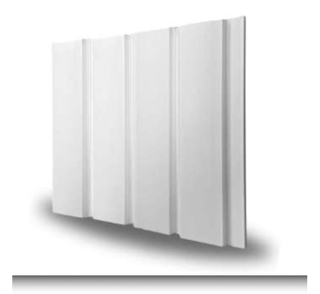 Beyaz MDF Duvar Paneli 20 cm | Modern Geniş Lambrili Düz Duvar Kaplama