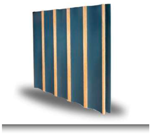 Mat Antrasit Gold MDF Duvar Paneli 15 cm | Gold Çizgili Modern Duvar Kaplama