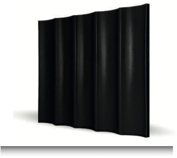 Siyah MDF Duvar Paneli 15 cm | Mat Siyah Modern Duvar Kaplama