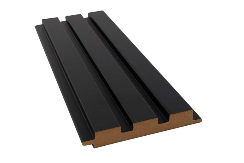 Nevada Siyah MDF Duvar Paneli 18mm x 124mm x 280cm