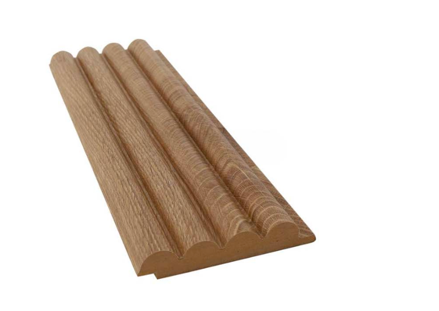 Vina Bal Teak MDF Duvar Paneli | 3D Dekoratif İç Mekan Panel 16×124×280 cm