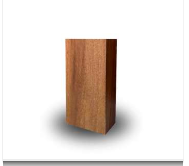 Açık Ceviz Duvar Paneli Dikmesi | Dekoratif Lambrı Köşe & Bitiş Profili | 5×8×280 cm