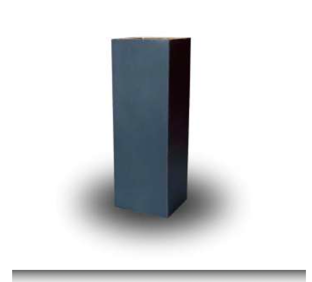 Antrasit Duvar Paneli Separatör Profili 4×4×280 cm | İnce Panel Ayırıcı & Geçiş Çıtası