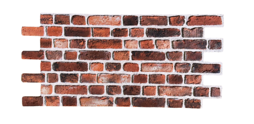 Rossa Tuğla Görünümlü Duvar Paneli | Dekoratif Tuğla Duvar Kaplama | 60×120 cm