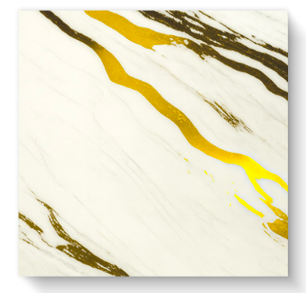 Altın Damarlı Krem Mermer Görünümlü PVC Duvar Paneli | Lüks Dekoratif Kaplama | 122×244 cm