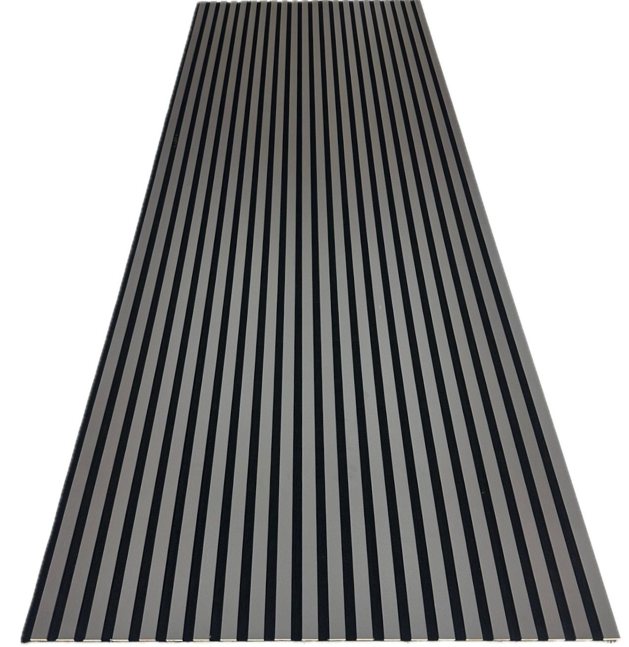 Antrasit Akustik Panel 275×60 cm – Modern Duvar Kaplama & Ses Yalıtım Paneli